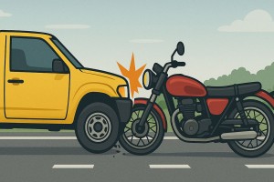 রাজধানীতে পিকআপের ধাক্কায় মোটরসাইকেল আরহী নিহত