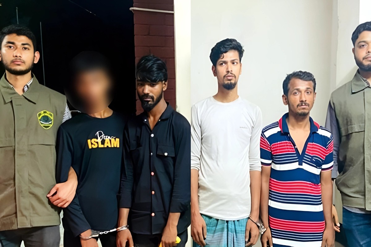 রাজধানীতে ‘পানি রুবেল গ্যাং’র ৫ সদস্য গ্রেপ্তার