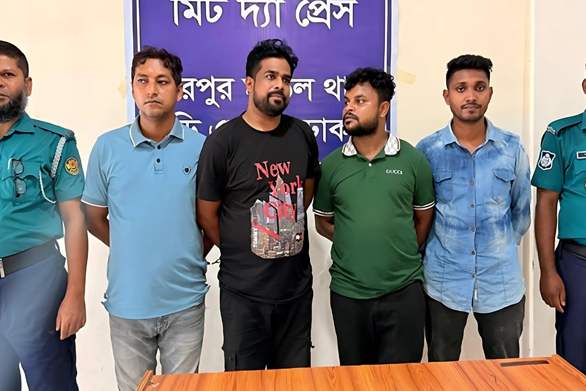 রাজধানীতে আ. লীগের ফ্যাসিস্ট বলে ২০ লাখ টাকা চাঁদাবাজির ঘটনায় গ্রেপ্তার ৪