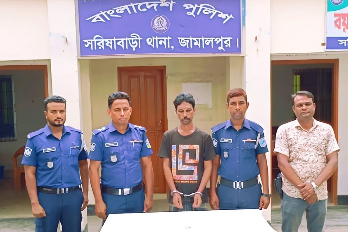 সরিষাবাড়ীতে হেরোইনসহ ১৯ মামলার আসামি শিপন গ্রেপ্তার