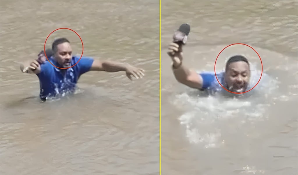 সাংবাদিক লাইভে এসে চাঞ্চল্যাকর ঘটনা 1753513632 নদীতে নিখোঁজ স্কুলছাত্রীর সংবাদে লাইভ চলাকালে ঘটলো চাঞ্চল্যকর ঘটনা