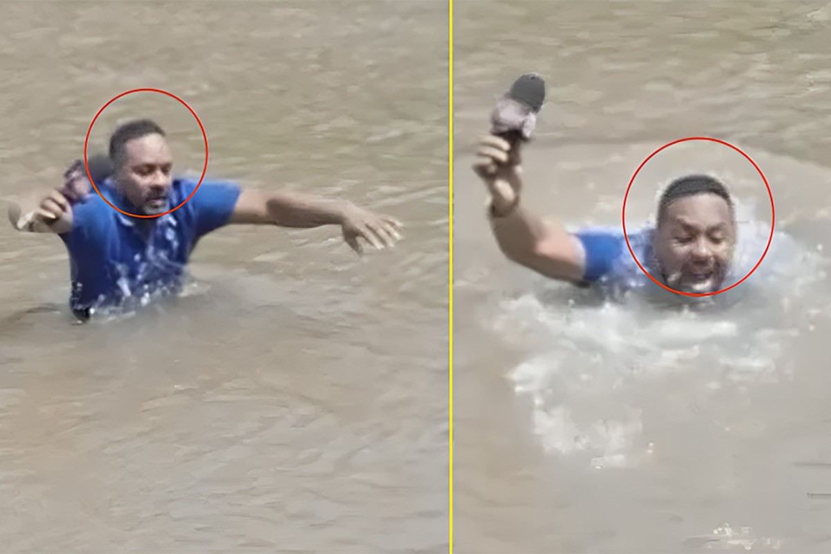 নদীতে নিখোঁজ স্কুলছাত্রীর সংবাদে লাইভ চলাকালে ঘটলো চাঞ্চল্যকর ঘটনা