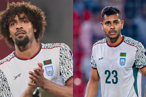 নেপালের বিপক্ষে থাকছেন না দুই প্রবাসী ফুটবলার হামজা-শমিত