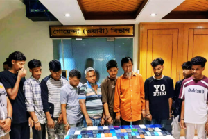 গুলিস্তানে চোরাই মোবাইল চক্রের ১০ সদস্য গ্রেপ্তার