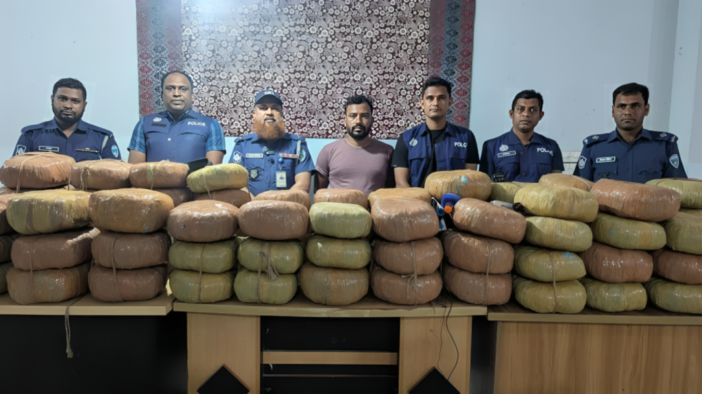 image 13 1754038432 ৫ মণ গাঁজাসহ যুবক গ্রেপ্তার