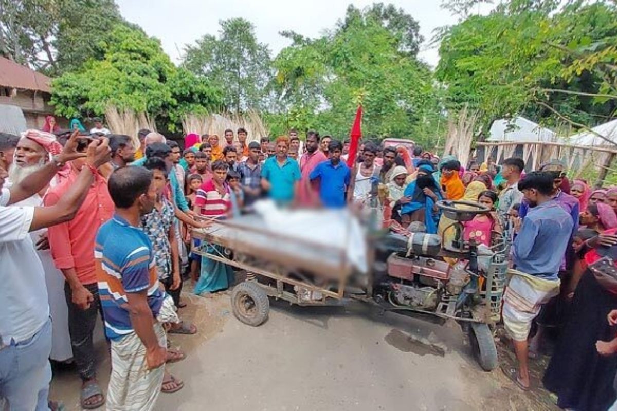 অন্তঃসত্ত্বা গৃহবধূকে শ্বাসরোধে হত্যার অভিযোগ, শাশুড়ি ও সৎছেলে আটক