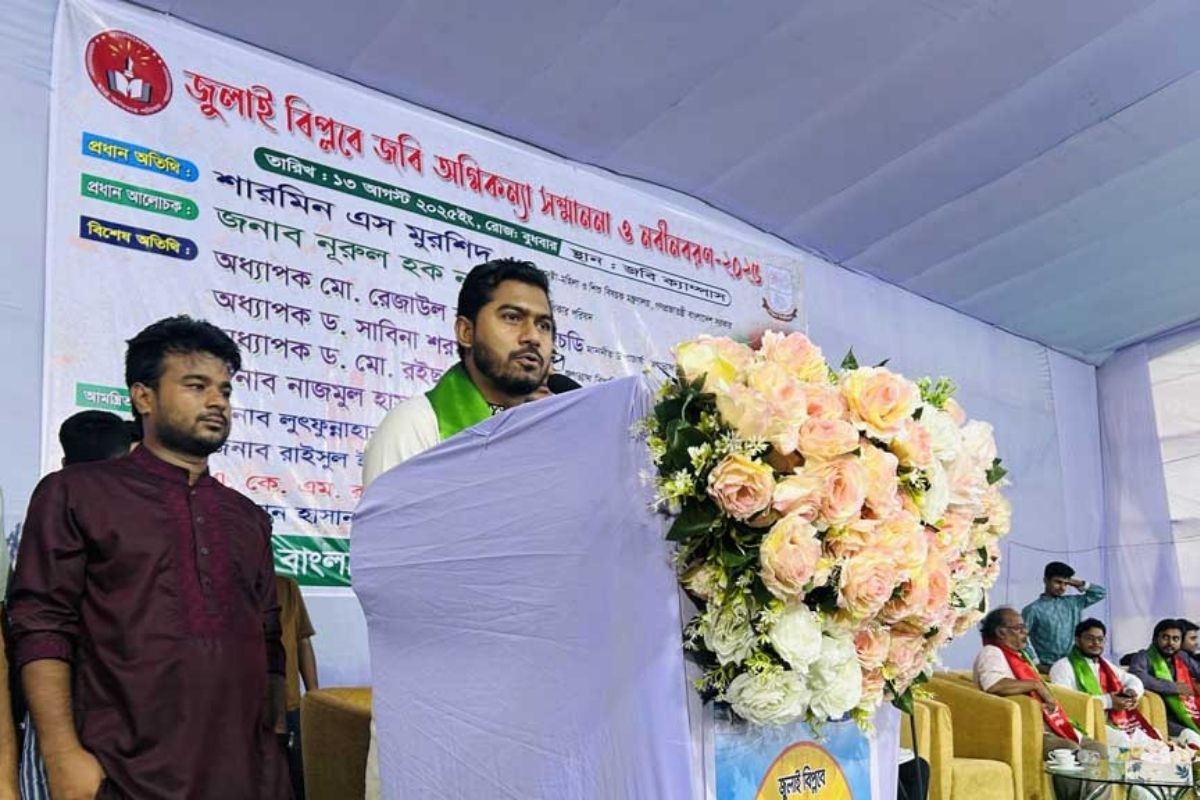 অন্তর্বর্তী সরকার বাংলাদেশের ইতিহাসের সবচেয়ে দুর্বল সরকার: নুর