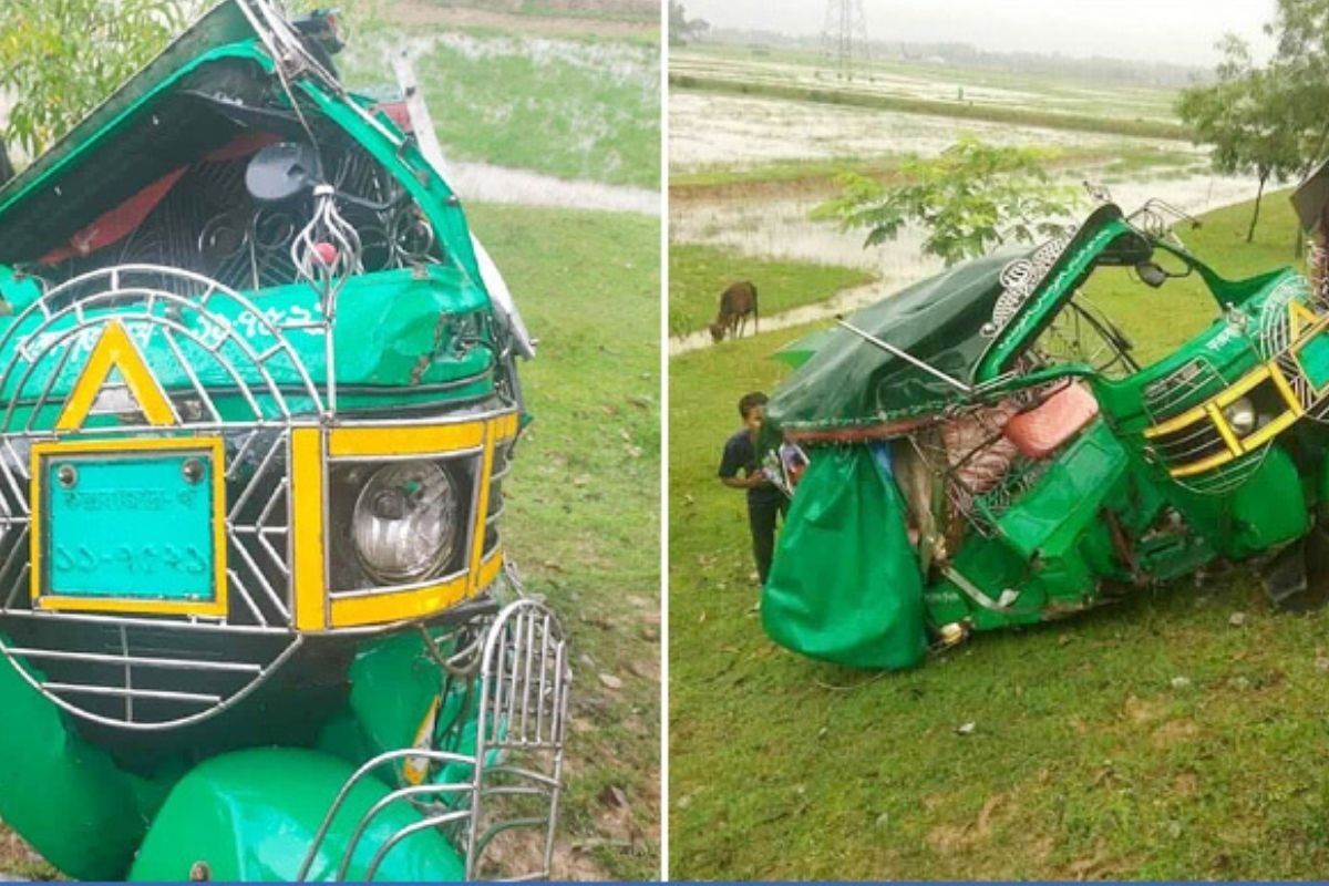 কক্সবাজারে অটোরিকশায় ট্রেনের ধাক্কা, মা-মেয়েসহ নিহত ৪