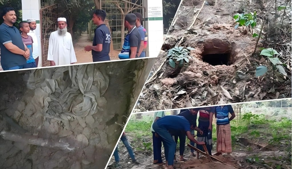 কবরস্থান থেকে সাত কঙ্কাল উধাও 1755922237 সিরাজগঞ্জে কবরস্থান থেকে সাত কঙ্কাল উধাও