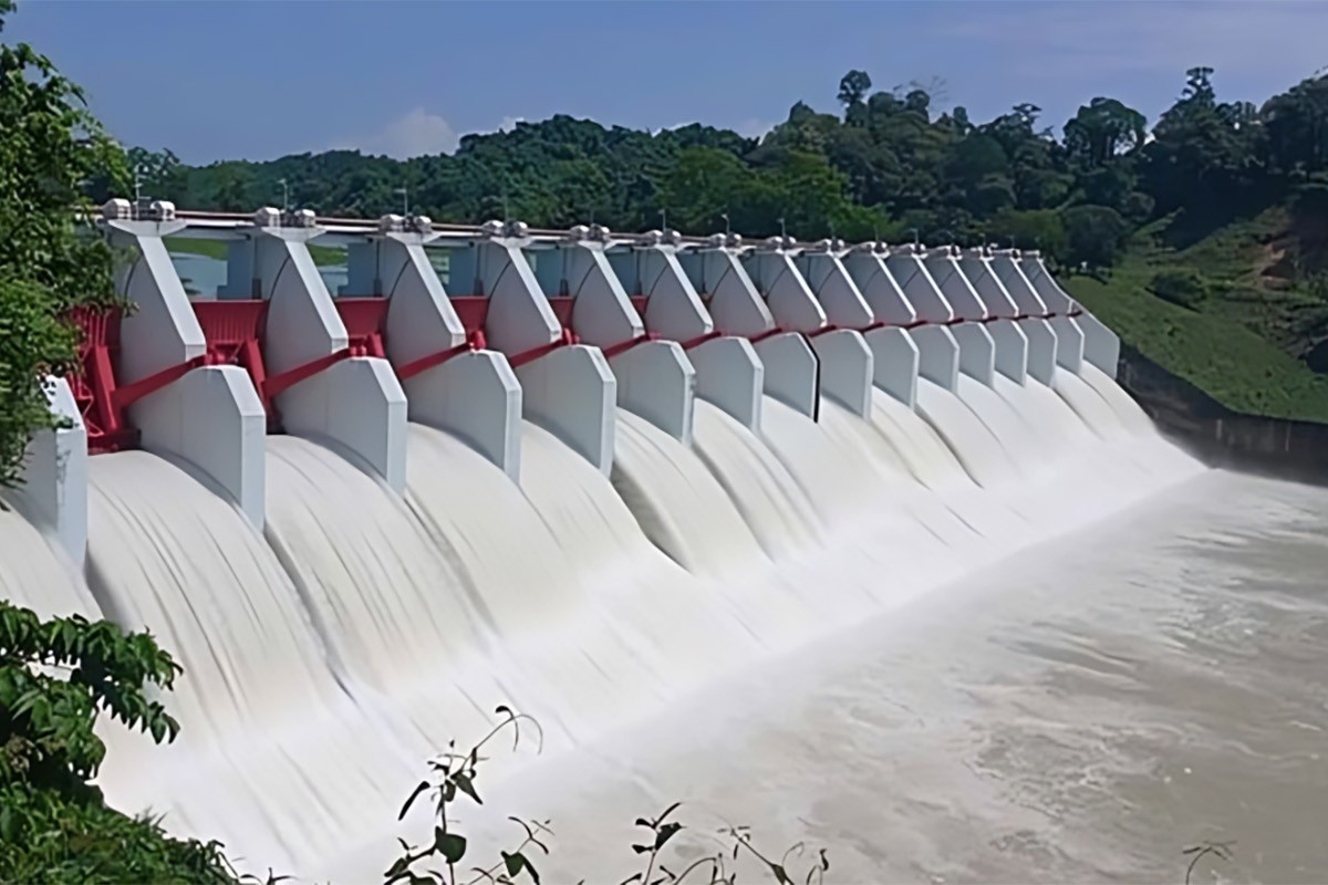 রাত ১২টায় খুলে দেওয়া হলো কাপ্তাই বাঁধের সকল জলকপাট
