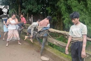 চোর সন্দেহে তিন কিশোরকে বেঁধে মারধর, একজন নিহত