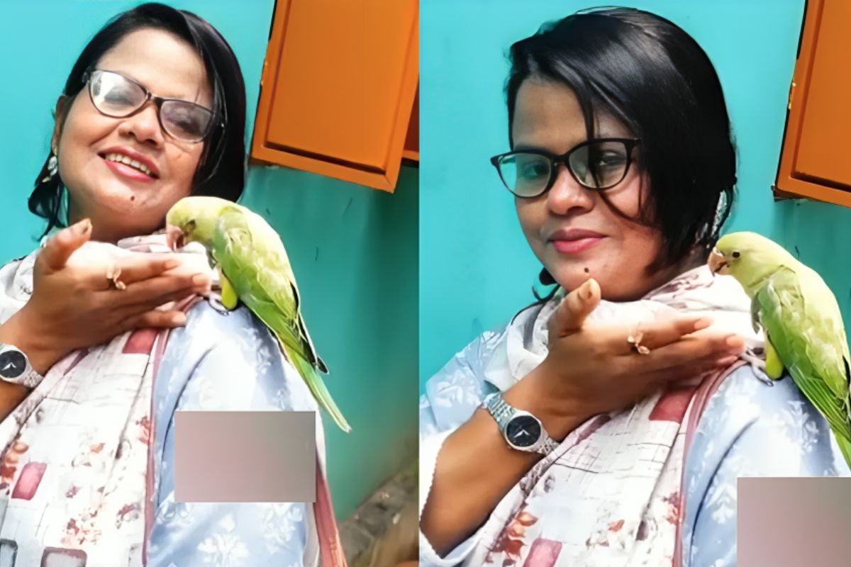 টিয়া পাখি নিয়ে ভিডিও আপলোড করে বিপাকে স্কুলশিক্ষিকা