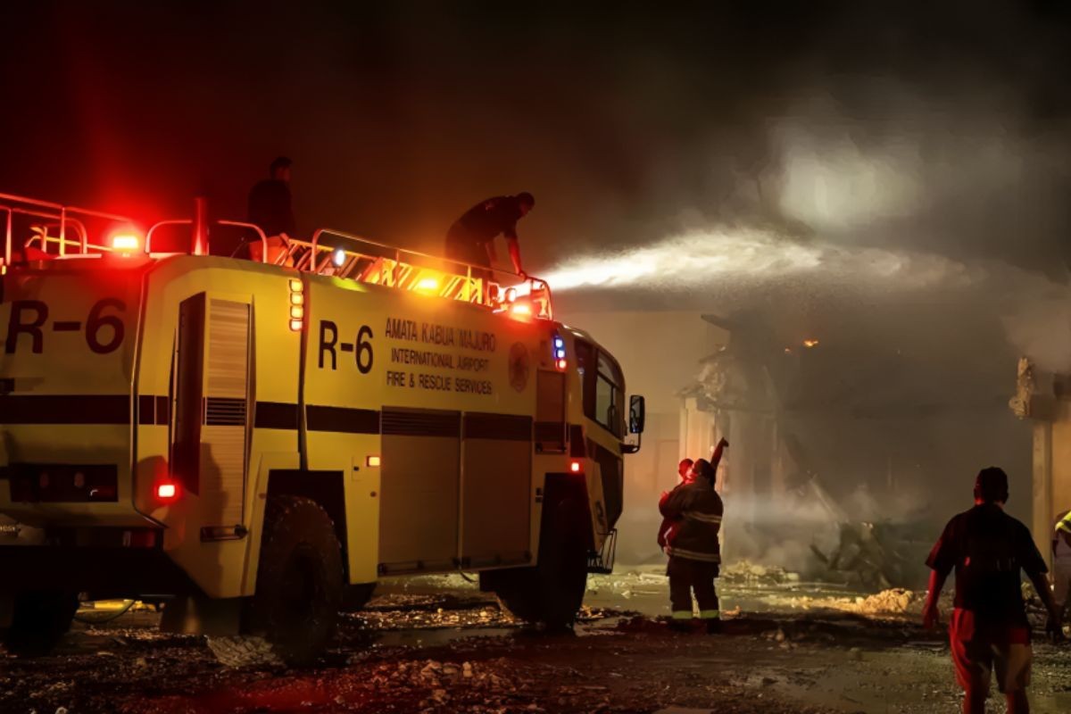 পার্লামেন্ট ভবনে ভয়াবহ আগুন