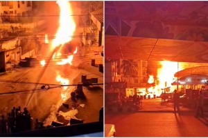 যানজটে ২৭ মিনিট আটকে ছিল ফায়ার সার্ভিস, আগুন নেভালো দুই মিনিটে