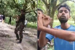 মাদক জব্দ করতে গিয়ে অবরুদ্ধ বিজিবি সদস্যরা