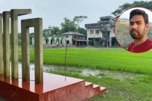 মাদ্রাসার মাঠে বীজতলা তৈরি করলেন ম্যানেজমেন্ট কমিটির সভাপতি