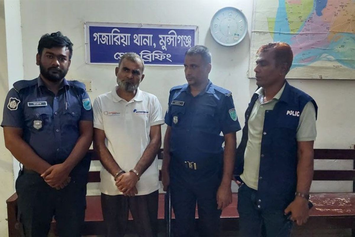 গজারিয়ায় যাবজ্জীবন সাজাপ্রাপ্ত পলাতক আসামি গ্রেপ্তার