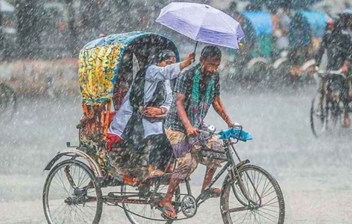 দেশের তিন বিভাগে অতিভারী বৃষ্টির পূর্বাভাস
