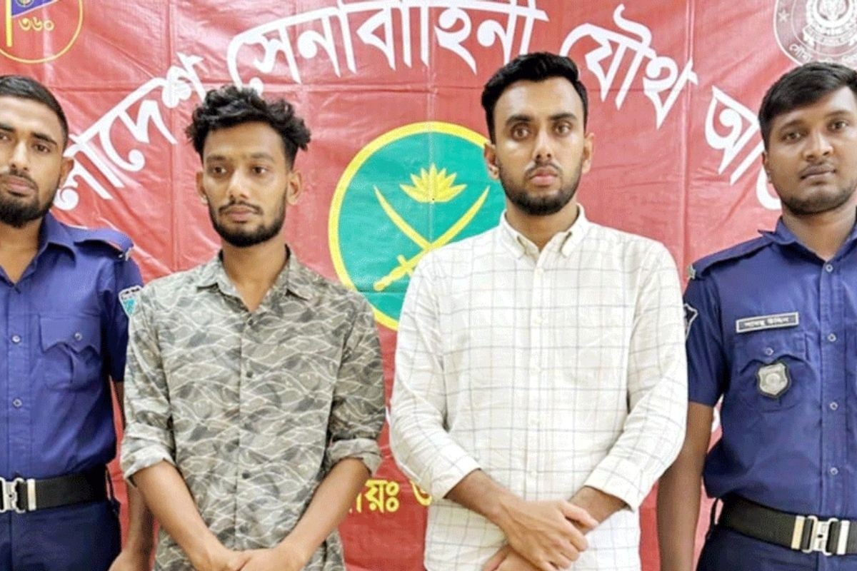 হবিগঞ্জে চাঁদাবাজের কবলে ব্রাহ্মণবাড়িয়ার ব্যবসায়ী, ছাত্রদল নেতাসহ আটক ২