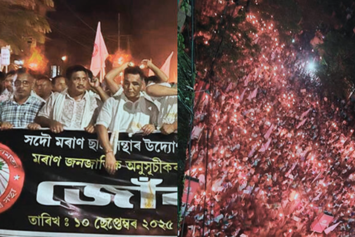 আসামে মোড়ানদের এসটি দাবিতে বিক্ষোভ, অবরোধের হুমকি