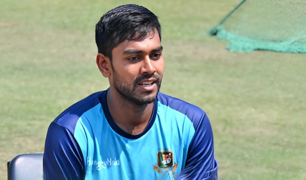 অনুশীলন চলাকালে মিরাজের সাক্ষাৎকার 1758602122 ভারত ম্যাচ নিয়ে আলাদা ভাবছেন না মেহেদী