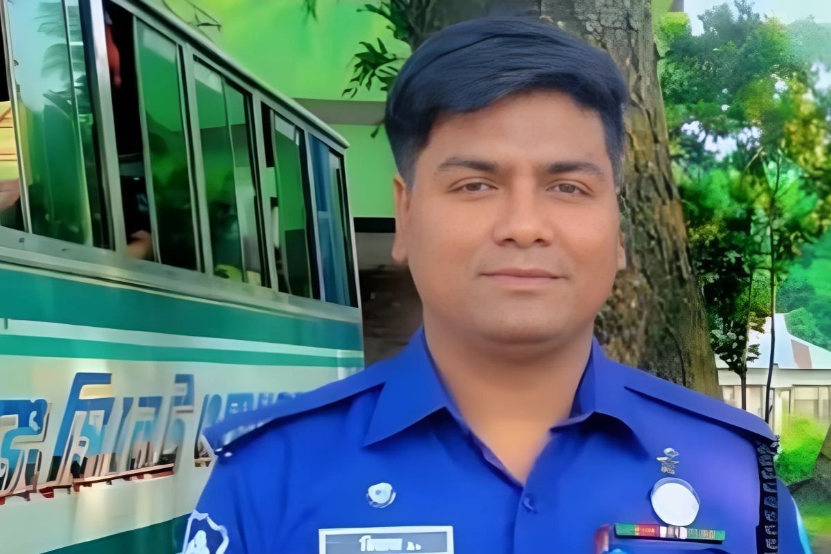 অসুস্থ বাবাকে দেখতে যাওয়ার সময় সড়কে পুলিশ সদস্যের মৃত্যু