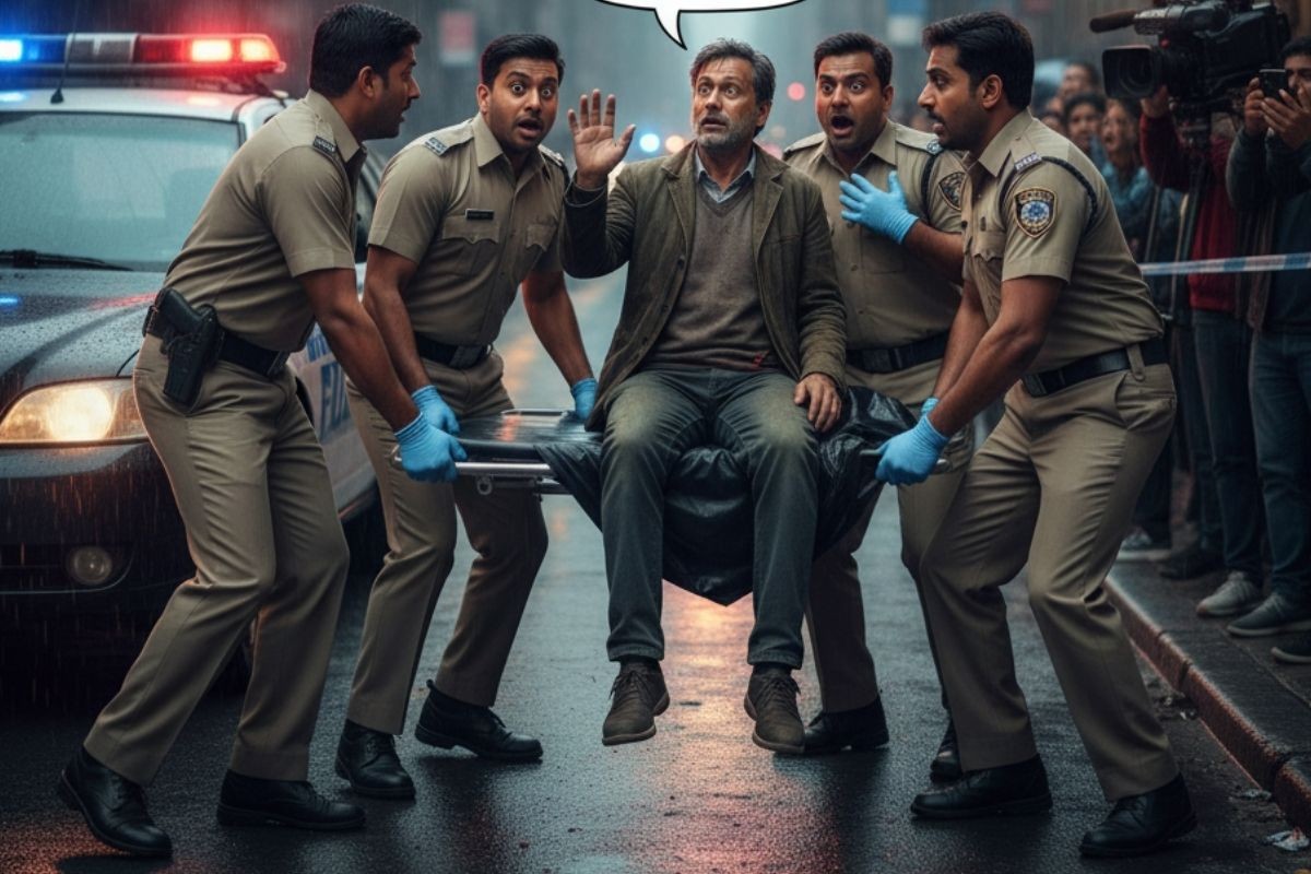 মরদেহ হঠাৎ উঠে দাঁড়িয়ে বললেন ‘আমি বেঁচে আছি’
