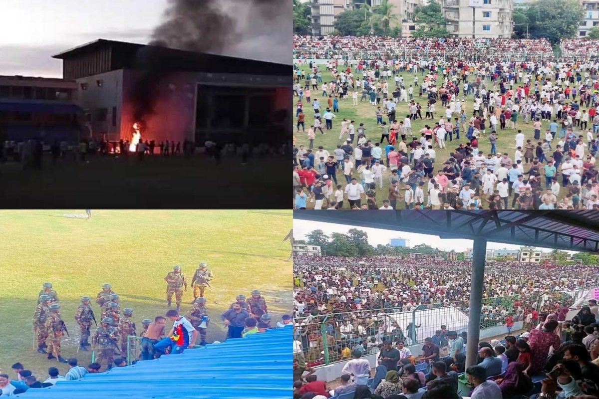 কক্সবাজারে ফুটবল স্টেডিয়ামে তাণ্ডব, ইউএনওসহ আহত ২০
