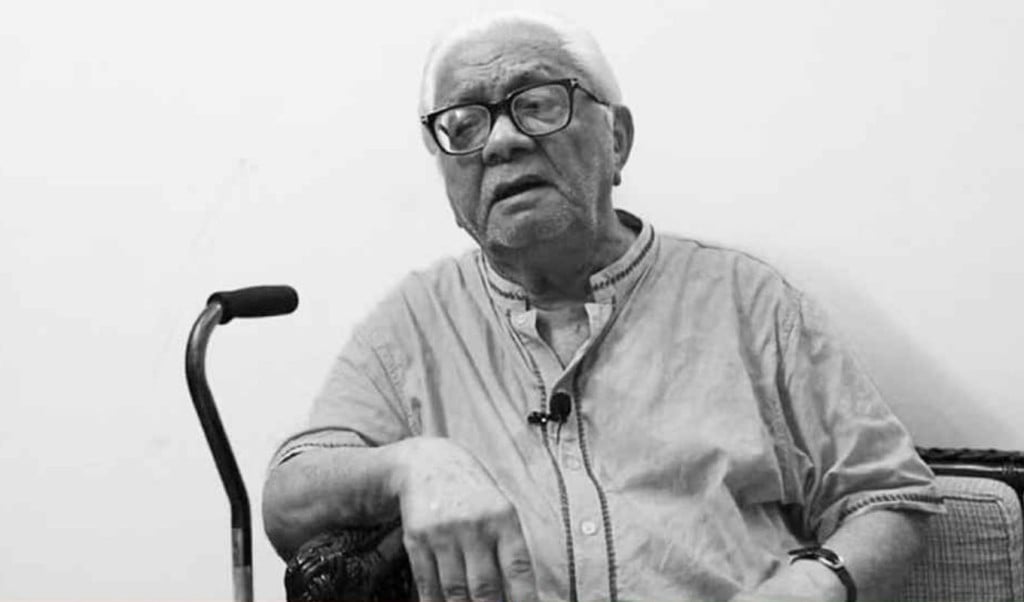 কেন্দ্রীয় শহীদ মিনারে বদরুদ্দীন উমরের লাশ 1757310050 কেন্দ্রীয় শহীদ মিনারে বদরুদ্দীন উমরের লাশ