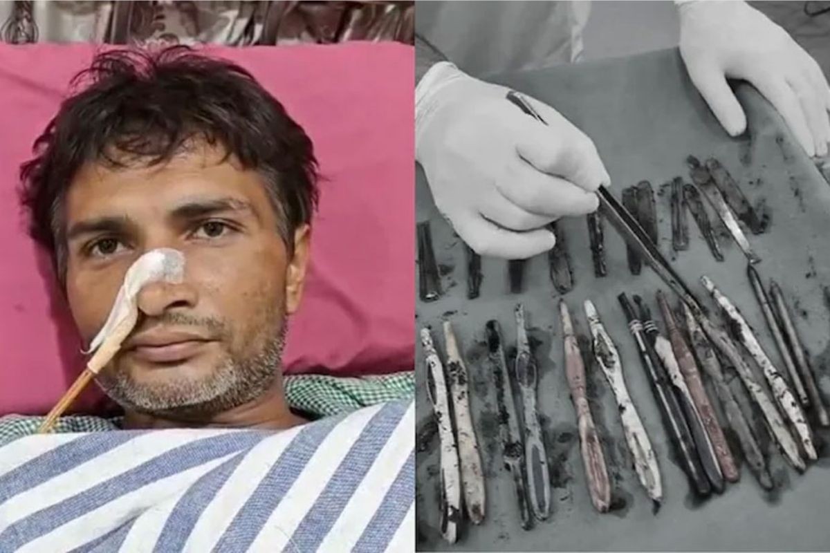 ক্ষুধার যন্ত্রণায় খেয়েছেন ২৯ চামচ, ১৯ টুথব্রাশ