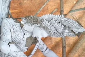 গাজীপুরে প্রতিমা ভাঙচুরের অভিযোগ, বাতাসে ভেঙেছে—দাবি পুলিশের