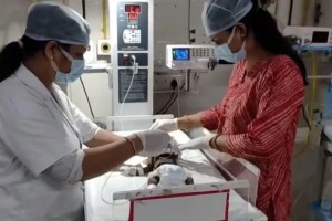 জীবন্ত মাটিচাপা দেওয়া নবজাতক লড়ছে বাঁচার জন্য