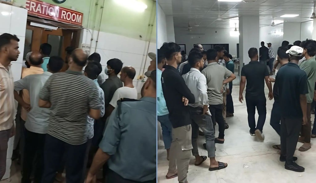ঢামেকে দালাল চক্রের দুই পক্ষের দফায় দফায় সংঘর্ষে আহত ৭ 1758770443 ঢামেকে দালাল চক্রের দুই পক্ষের দফায় দফায় সংঘর্ষে আহত ৭