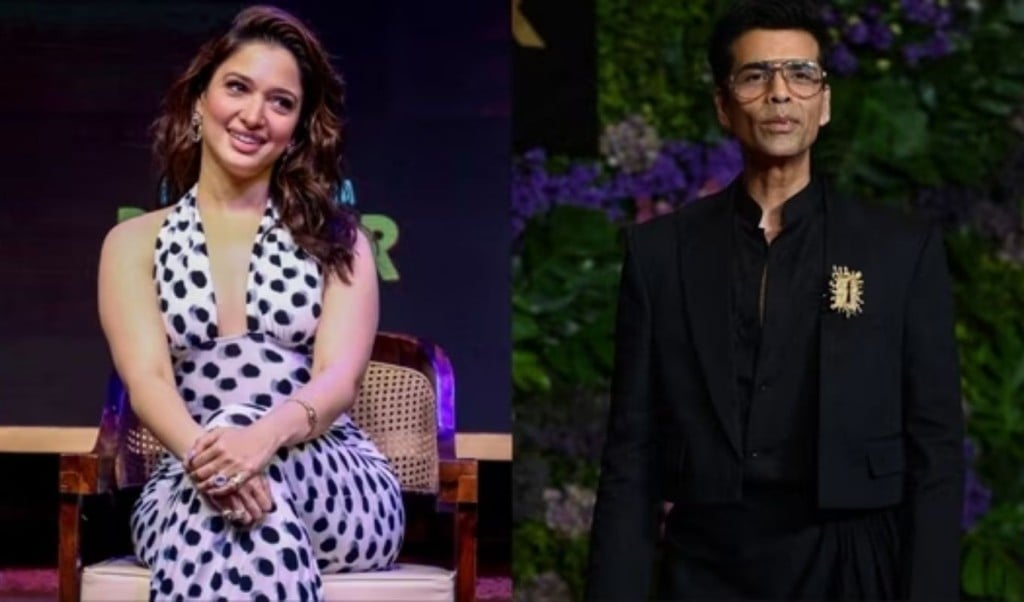 তামান্না ভাটিয়া, করণ জোহর ছবি: সংগৃহীত