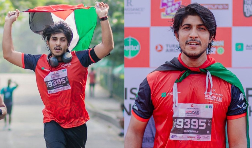 ফিলিস্তিনের পতাকা হাতে নিয়ে দৌড়ালেন তৌসিফ মাহবুব 4 তৌসিফ মাহবুব 1758355238 ফিলিস্তিনের পতাকা হাতে নিয়ে দৌড়ালেন তৌসিফ মাহবুব