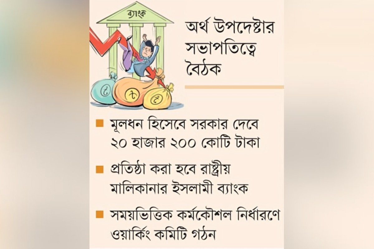 দুর্বল ৫ ব্যাংক নিয়ে রাষ্ট্র মালিকানাধীন নতুন ইসলামী ব্যাংক গঠনের সিদ্ধান্ত