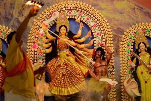 দেবীর বোধন বন্দনা আজ