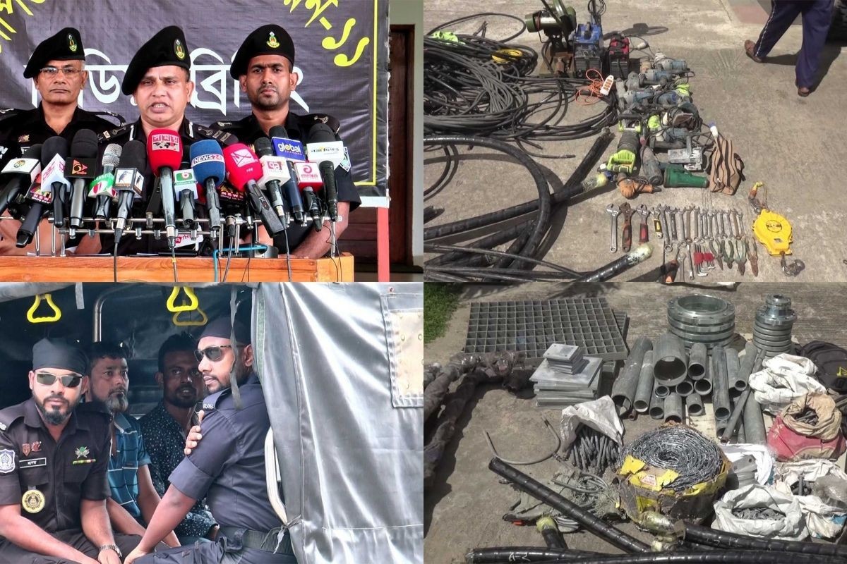 নারায়ণগঞ্জে বিদ্যুৎ উপকেন্দ্রে ডাকাতি, গ্রেপ্তার ৯