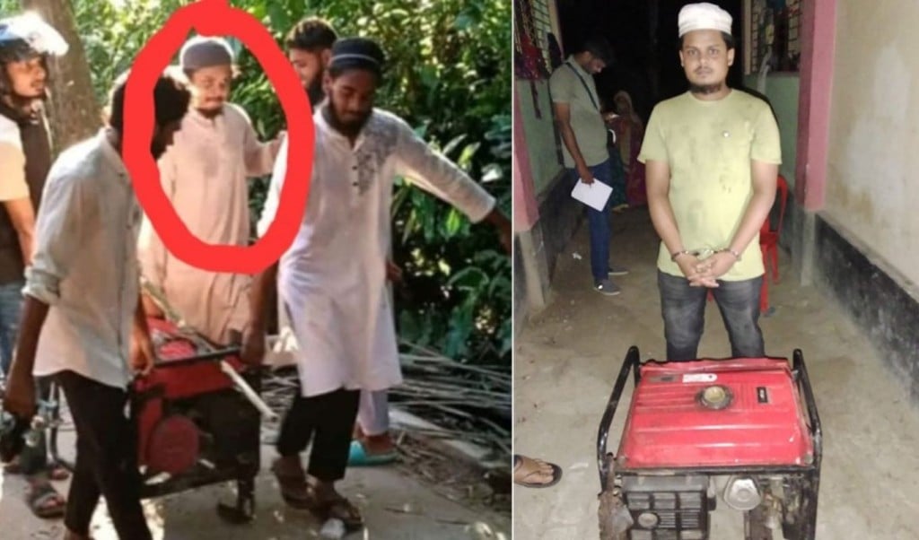 নুরাল পাগলার দরবার থেকে জেনারেটর নিয়ে যাওয়া যুবক গ্রেপ্তার 1758176799 নুরাল পাগলার দরবার থেকে জেনারেটর নিয়ে যাওয়া যুবক গ্রেপ্তার