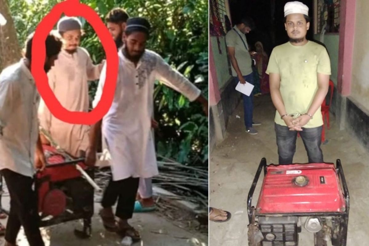 নুরাল পাগলার দরবার থেকে জেনারেটর নিয়ে যাওয়া যুবক গ্রেপ্তার