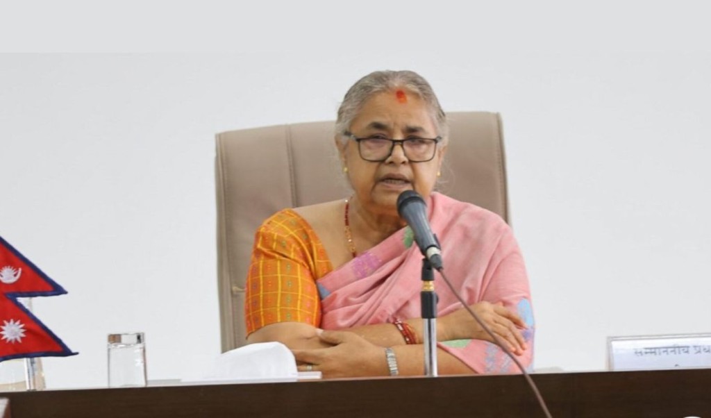 নেপালে শাসনব্যবস্থা পরিবর্তনের কোনো ম্যান্ডেট অন্তর্বর্তী সরকারের নেই: প্রধানমন্ত্রী কার্কি 3 নেপালে শাসনব্যবস্থা পরিবর্তনের কোনো ম্যান্ডেট 1758892780 নেপালে শাসনব্যবস্থা পরিবর্তনের কোনো ম্যান্ডেট অন্তর্বর্তী সরকারের নেই: প্রধানমন্ত্রী কার্কি