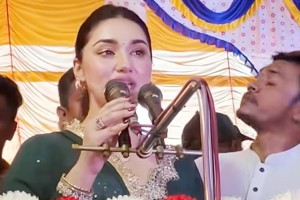 বিএনপির সমাবেশে বক্তব্য দিলেন অভিনেত্রী অপু বিশ্বাস