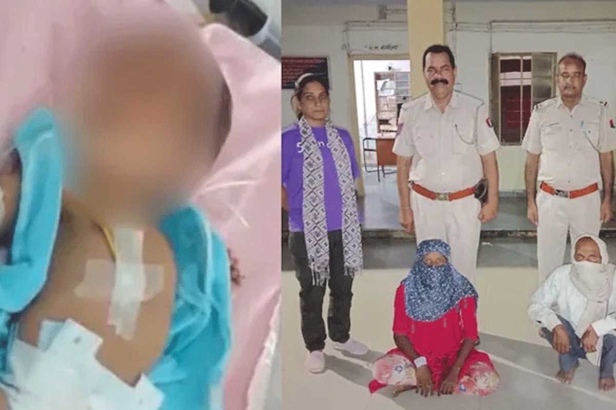 মুখে পাথর পুরে ঠোঁটে আঠা লাগিয়ে ১৯ দিনের শিশু জঙ্গলে ফেলে দিলেন মা