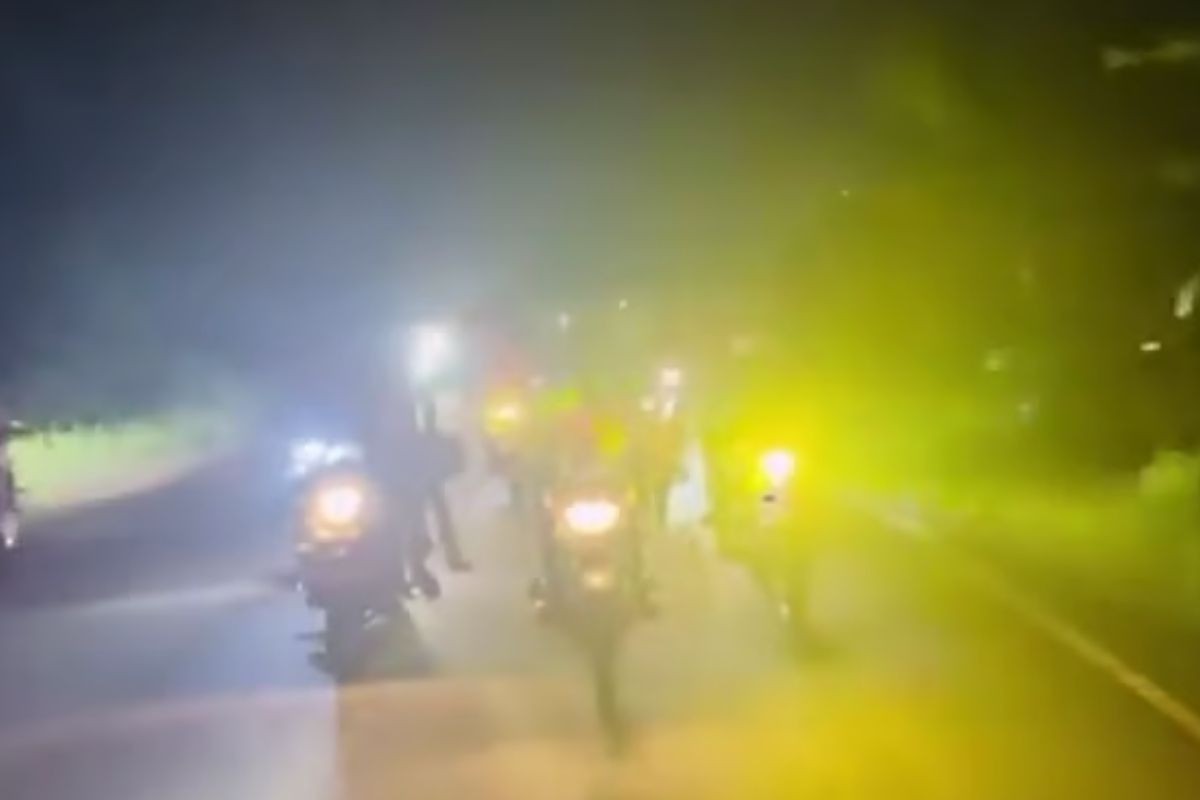 শরীয়তপুরে ছাত্রলীগের মোটরসাইকেল শোভাযাত্রা
