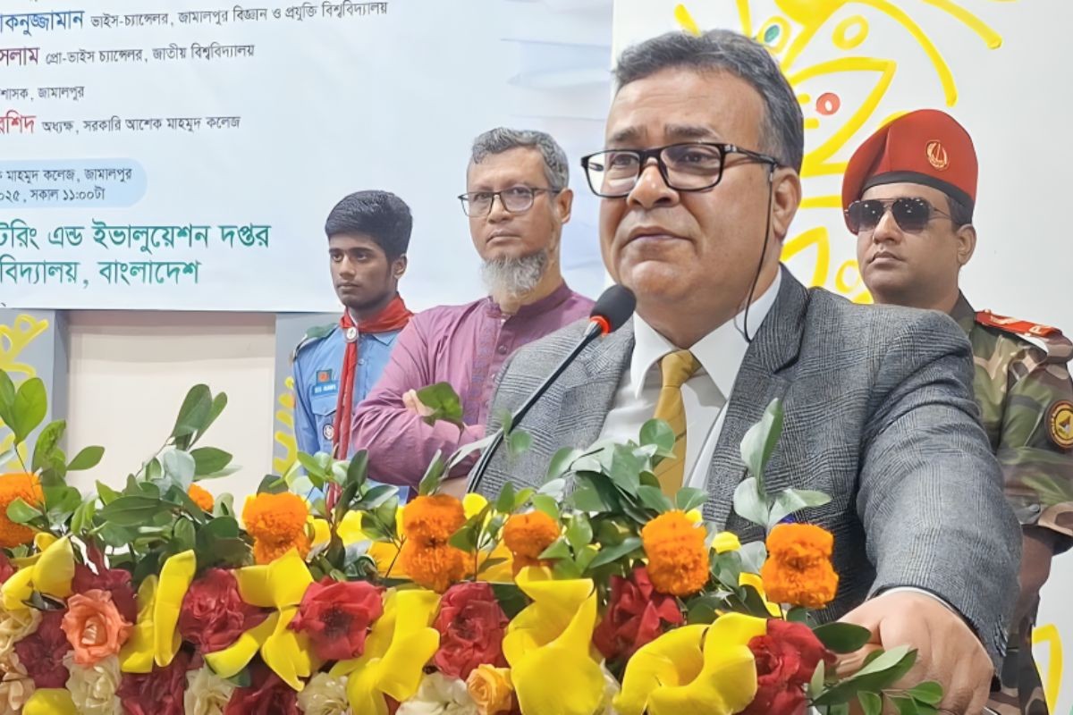 শিক্ষায় জিডিপির ৫% বরাদ্দের দাবি জাতীয় বিশ্ববিদ্যালয়ের ভিসির