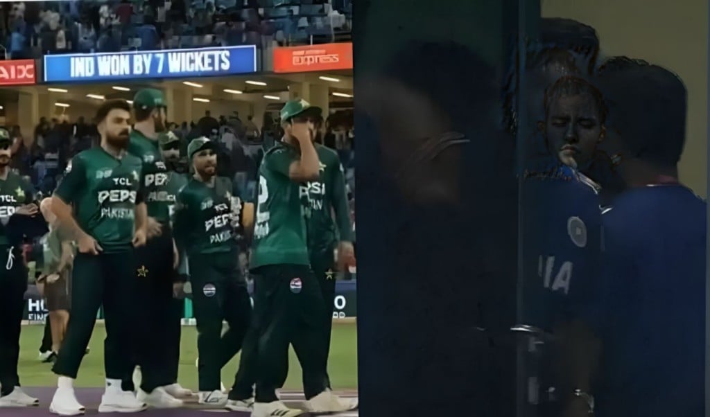 হাত মেলাতে অপেক্ষা করছিল পাকিস্তান ড্রেসিংরুমের দরজা বন্ধ করেন ভারতীয় দল 1757922504 হাত মেলাতে অপেক্ষা করছিল পাকিস্তান, ড্রেসিংরুমের দরজা বন্ধ করলেন ভারতীয় দল