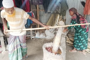 ৩৫ বছর ধরে বুক দিয়ে ঘানি টানছেন মোস্তাকিন