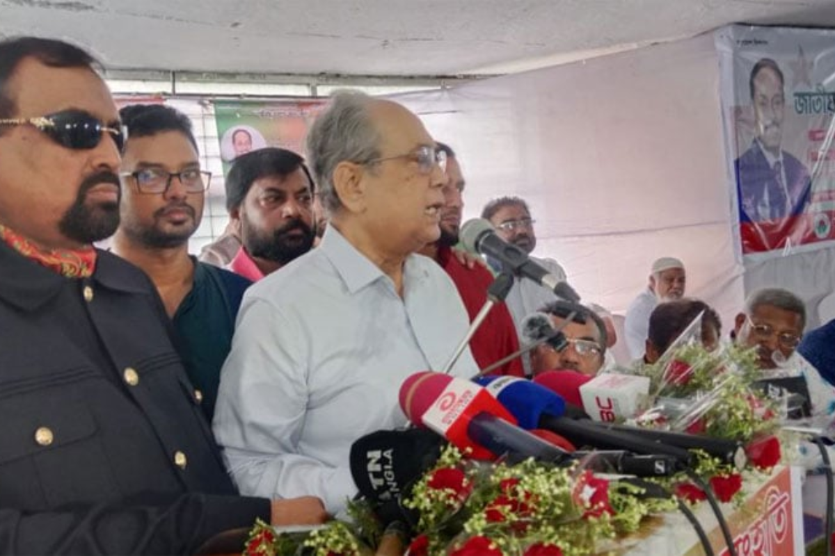 নির্বাচন হবে এটা সাধারণ মানুষ বিশ্বাস করছে না: আনিসুল ইসলাম মাহমুদ