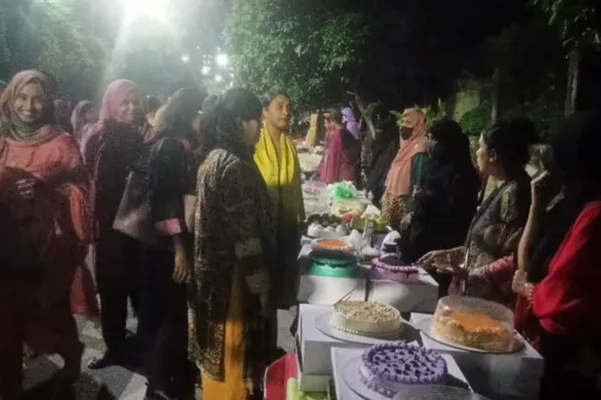 নিষেধাজ্ঞা সত্ত্বেও আগারগাঁওয়ে ফের জমজমাট ‘ভাইরাল কেকপট্টি’