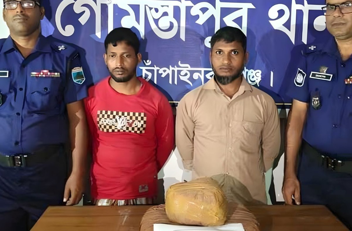 গাঁজার বস্তাসহ দুই ভাই গ্রেপ্তার